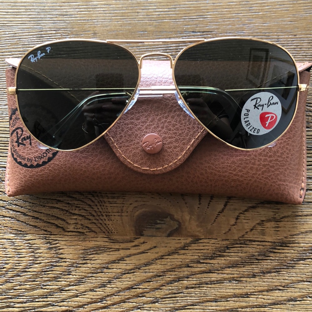 **BRAND NEW** Polarized Aviator Ray Ban Sunglasses